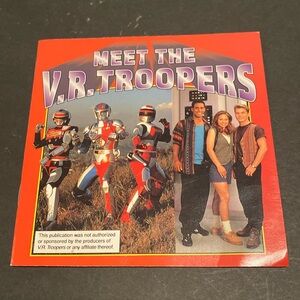 “Meet the V. R. Troopers,” mini paperback